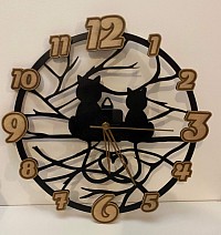 Horloge chats